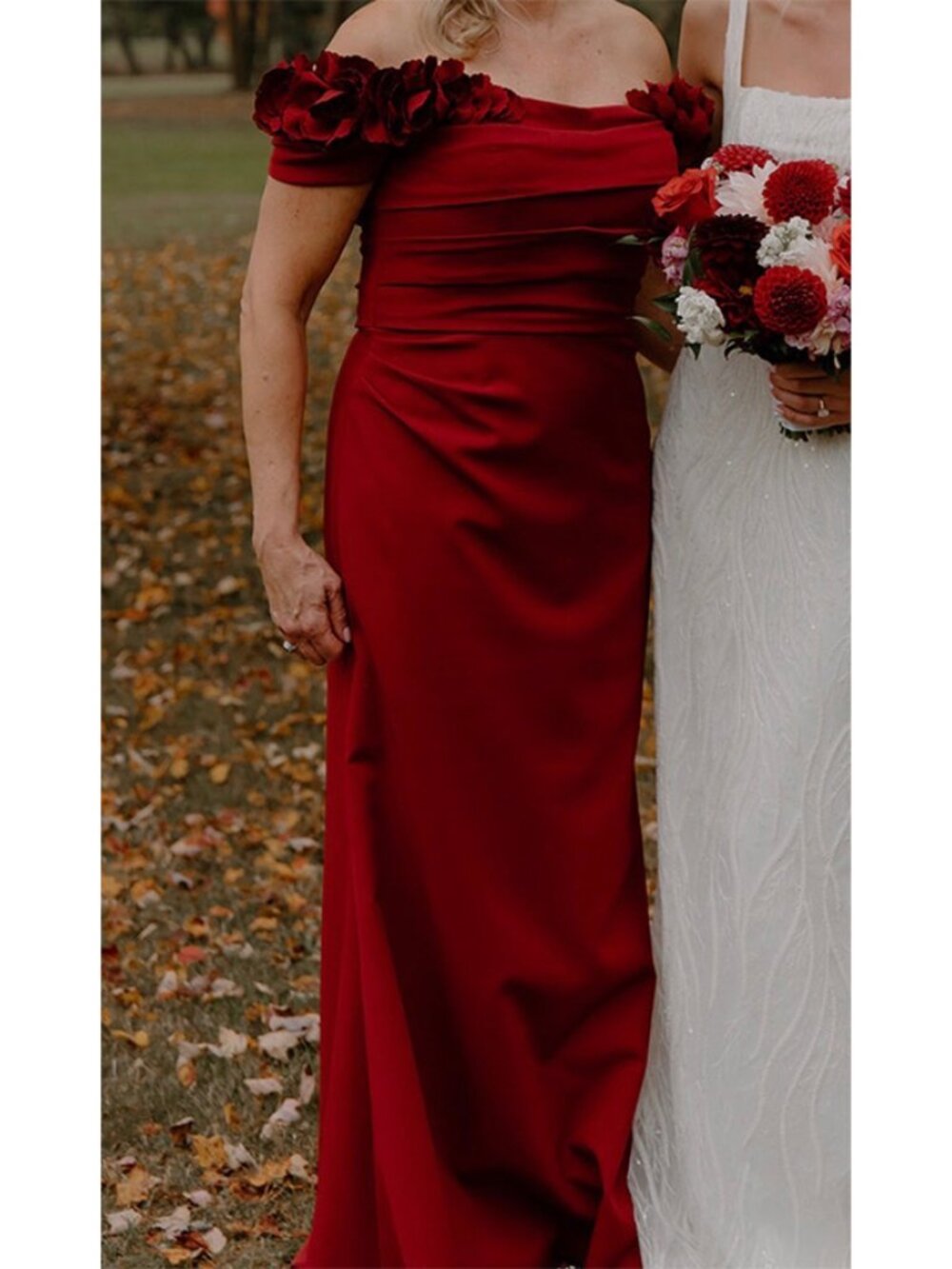 Gia Franco 12220 Wine Mother of the Bride Evening Formal Gown Size 12